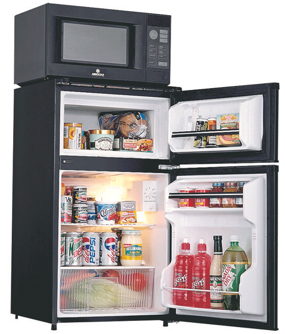 Microwave and Refrigerator Combinations